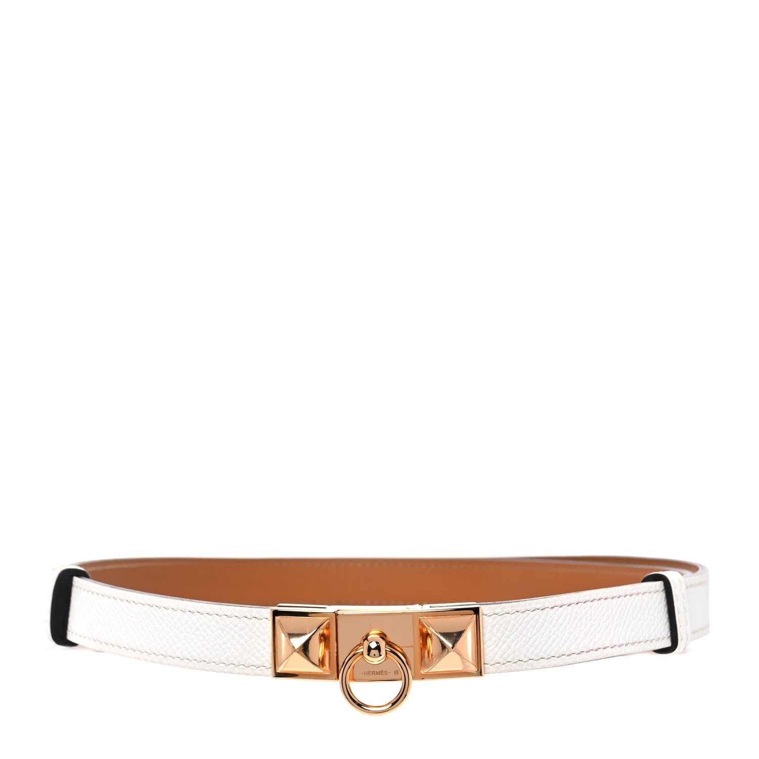Hermes Epsom Rivale 18 Belt White 1 of 4