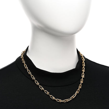 Tiffany 18K Yellow Gold Small HardWear Link Necklace 2 of 5