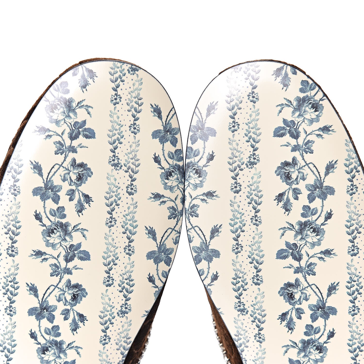 Gucci Velvet GG Monogram Crystal Womens Slippers 38 Brown Vintage Cocoa 8 of 9