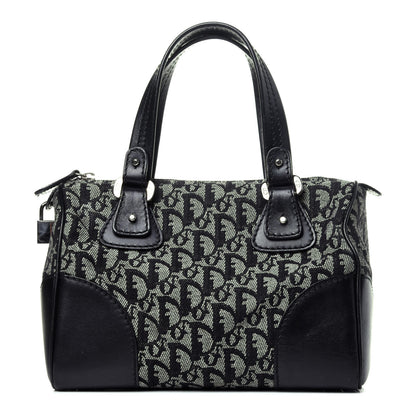 Christian Dior Monogram Boston Black 1 of 12