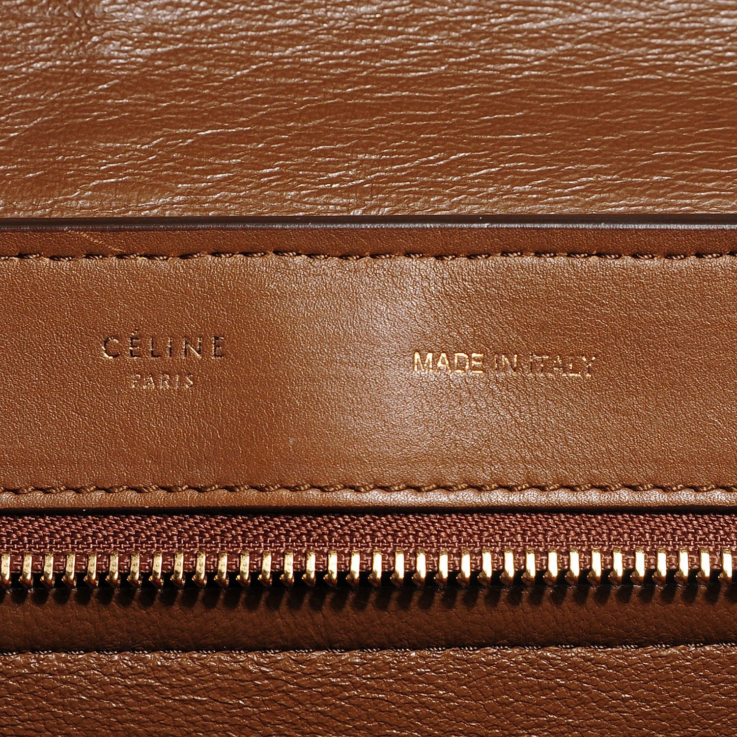 Celine Calfskin Suede Large Tri-Color Trapeze Black 5 of 7