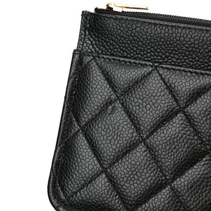 Chanel Caviar Quilted Wallet on Chain WOC Black 12 of 13