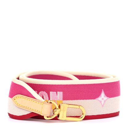 Louis Vuitton Jacquard Speedy Bandouliere 20 Shoulder Strap Fuchsia 1 of 4