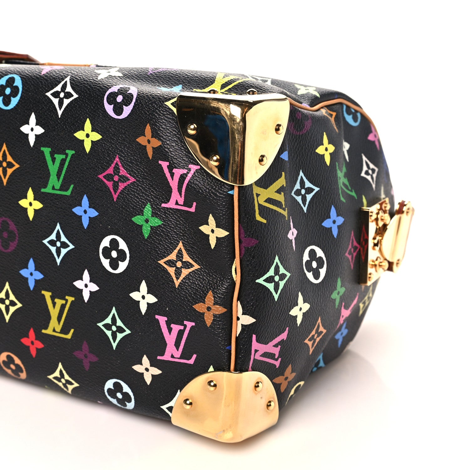 Louis Vuitton Monogram Multicolor Speedy 30 Black 9 of 9
