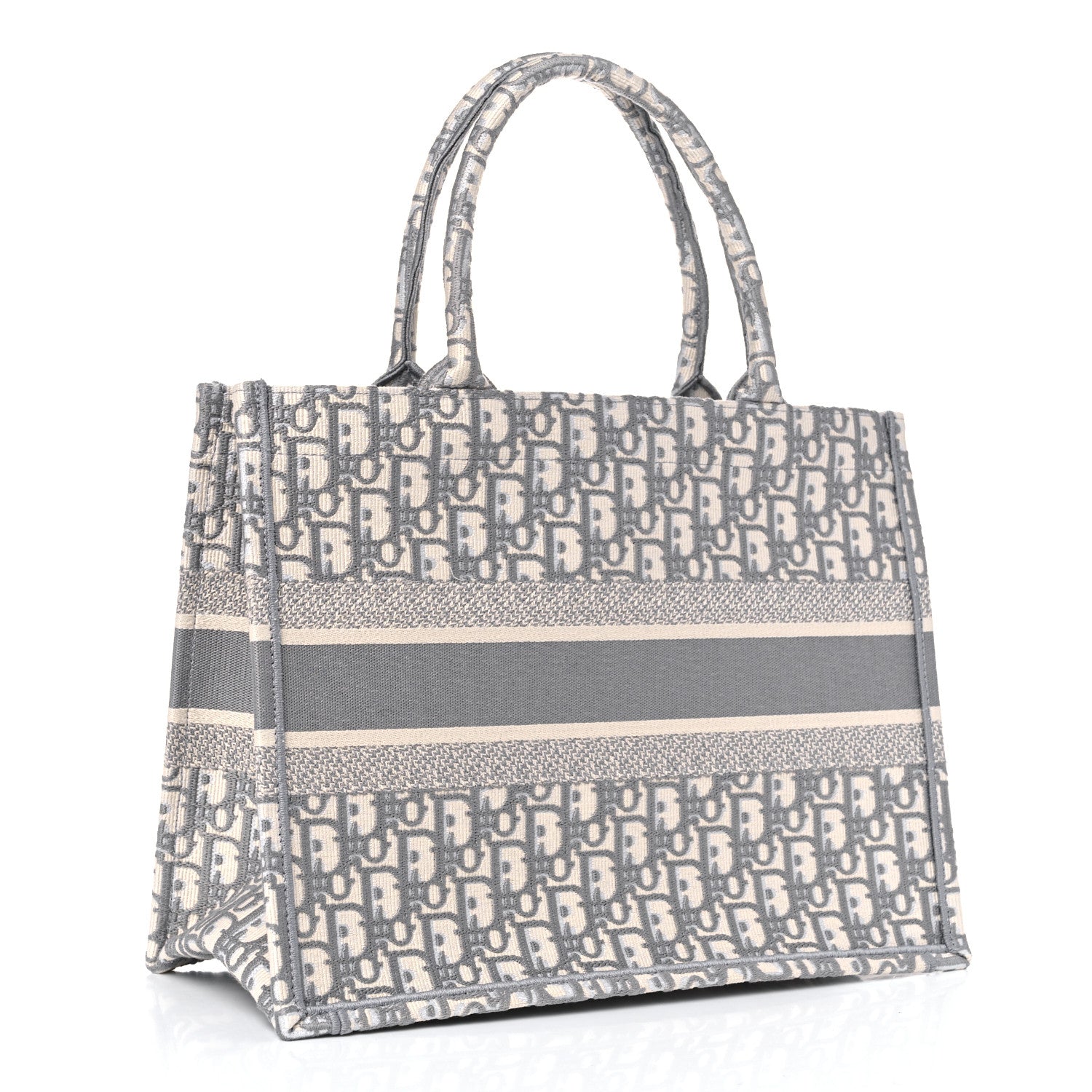 Christian Dior Oblique Medium Book Tote Grey 7 of 11