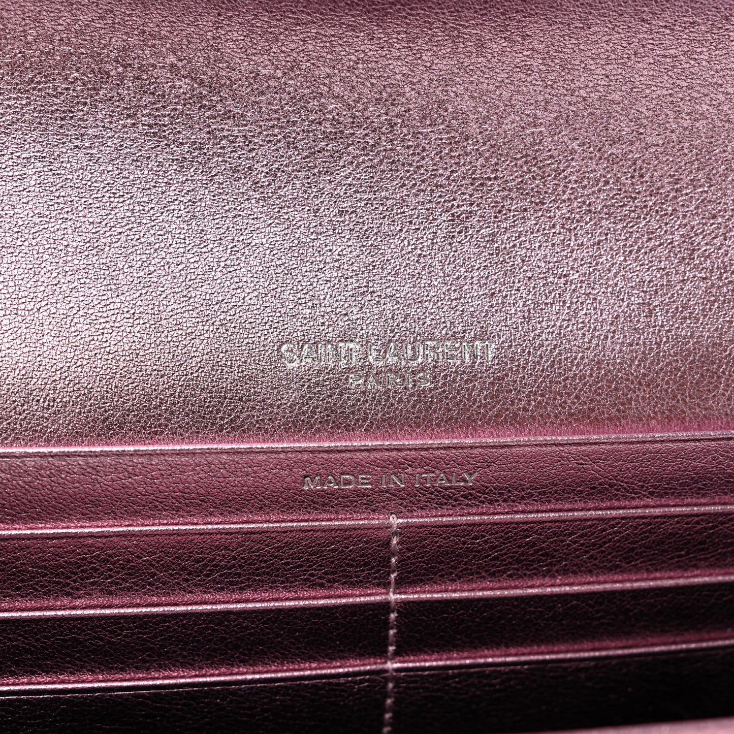 Metallic Calfskin Classic Monogram Cassandre Wallet New Azalea