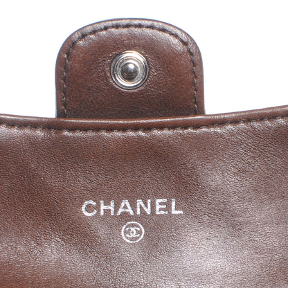 Chanel Lambskin Quilted Bi-Fold Wallet Brown 6 of 7