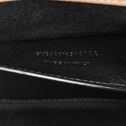 Saint Laurent Grain De Poudre Textured Mixed Matelasse Triquilt Medium Monogram Satchel New Nude 8 of 11
