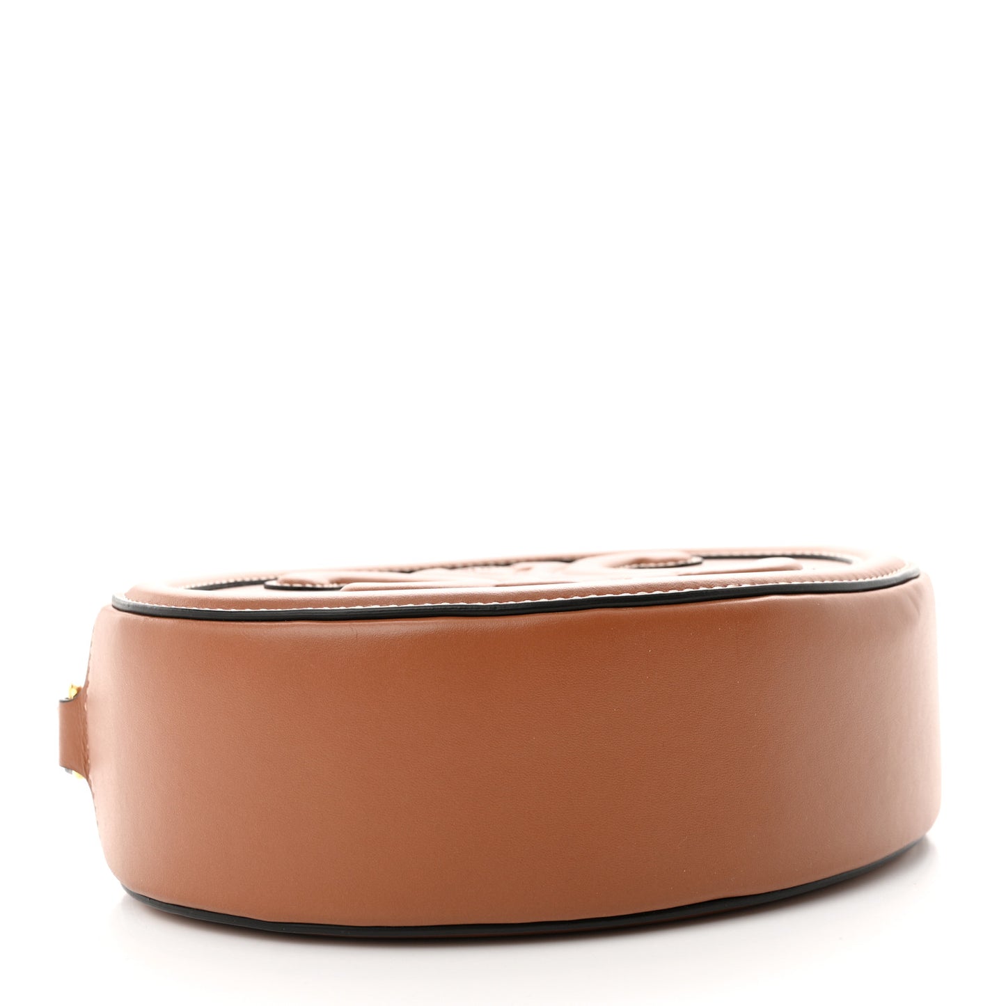 Smooth Calfskin Cuir Triomphe Oval Bag Tan