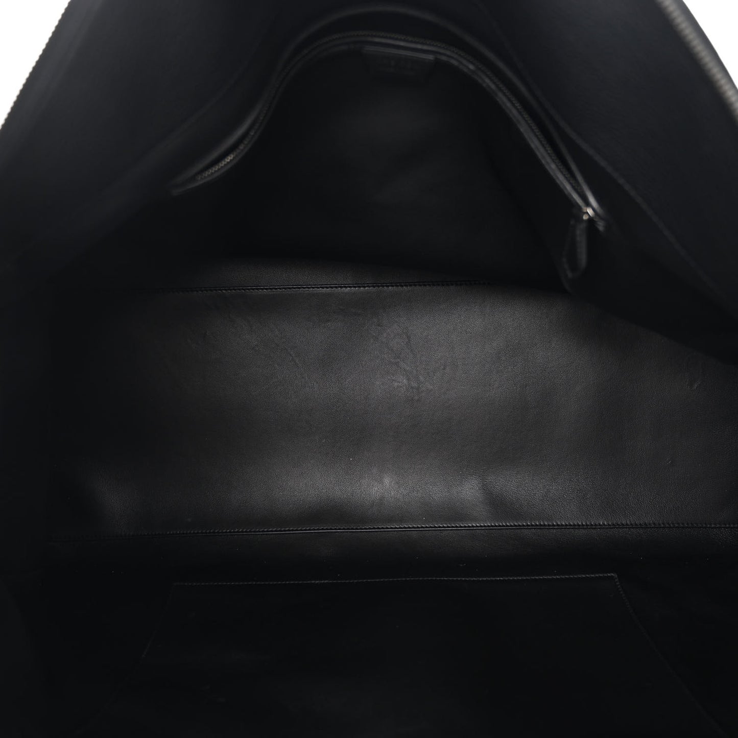 Grained Calfskin George XL Duffle Bag Black