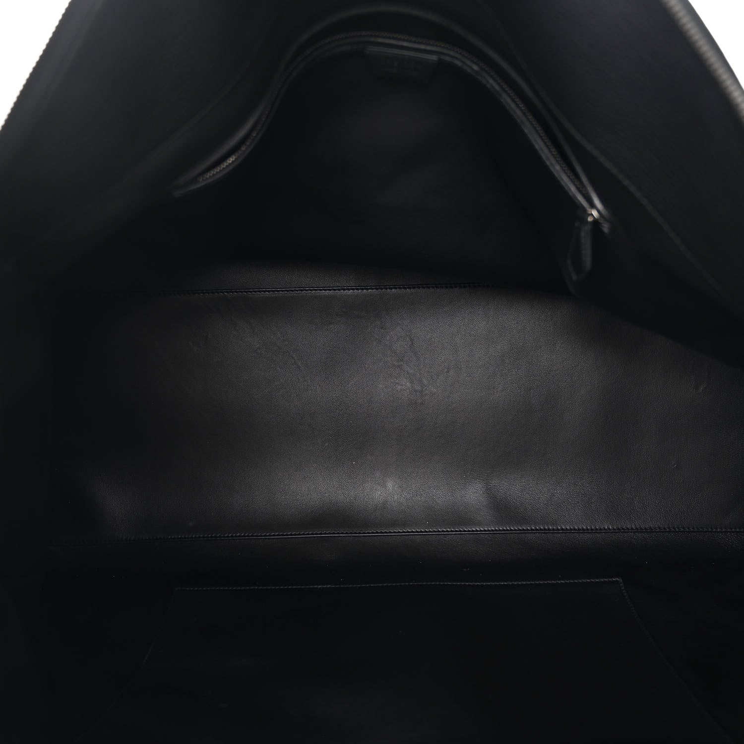 The Row Grained Calfskin George XL Duffle Bag Black 5 of 10
