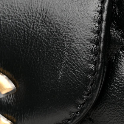 Chanel Shiny Aged Calfskin Quilted Nano Kelly Shopper Black 11 of 13