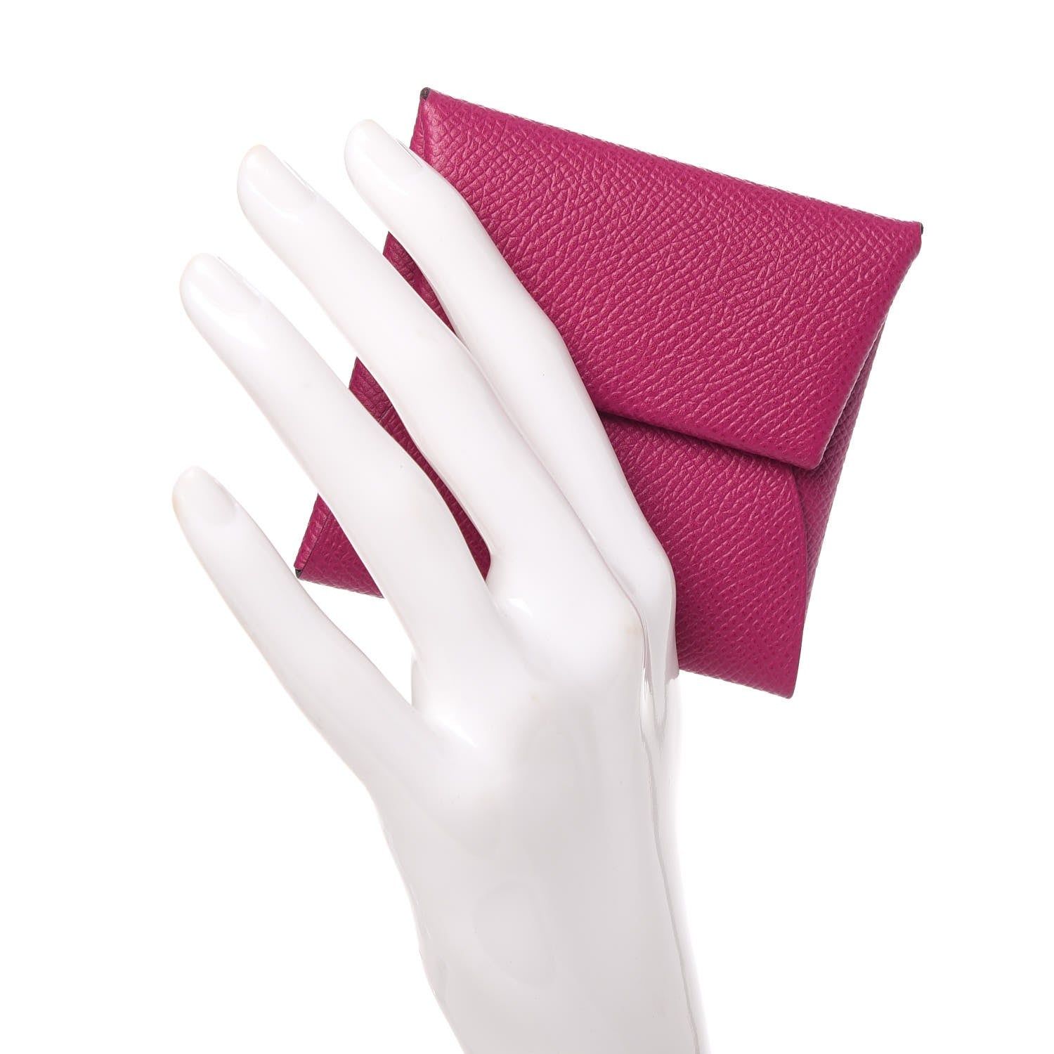 Hermes Epsom Bastia Coin Purse Rose Pourpre 2 of 8