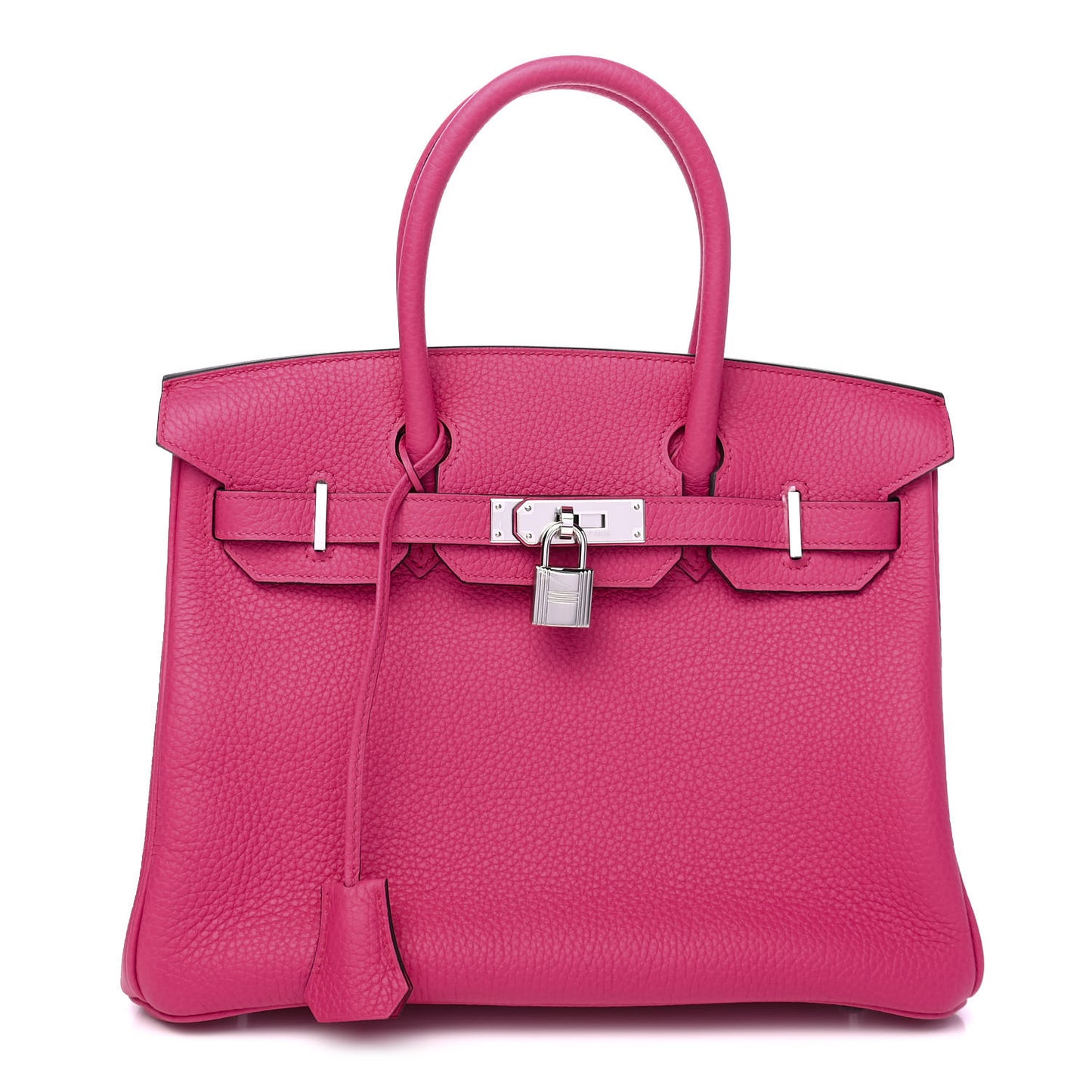 Taurillon Clemence Birkin 30 Rose Shocking