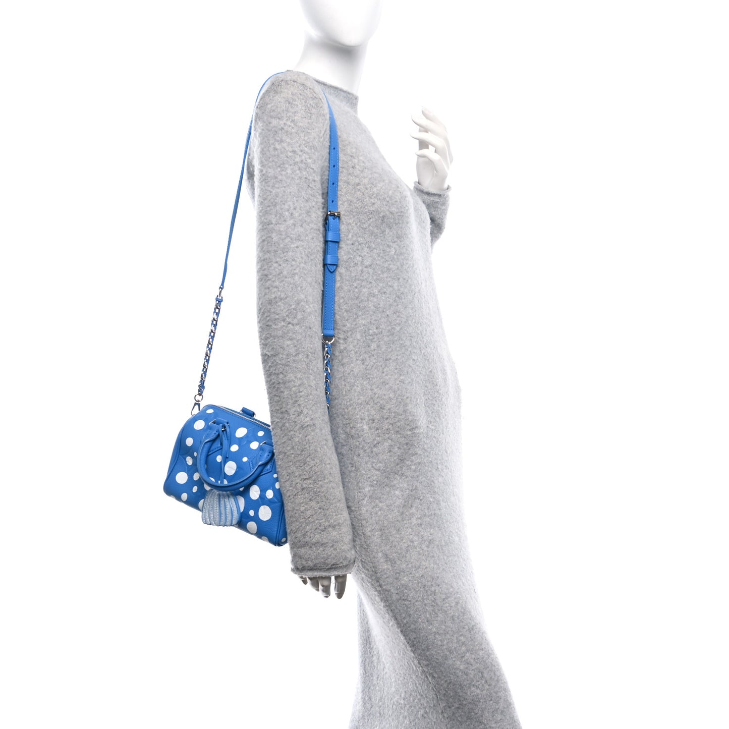 LV X YK Empreinte Speedy Bandouliere 20 Blue White