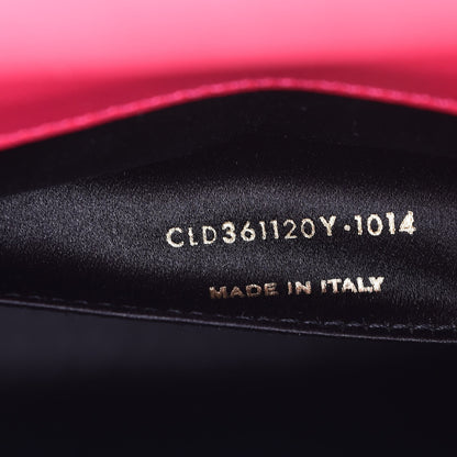 Saint Laurent Calfskin Monogram Large Belle De Jour Clutch Lipstick Fuchsia 7 of 7