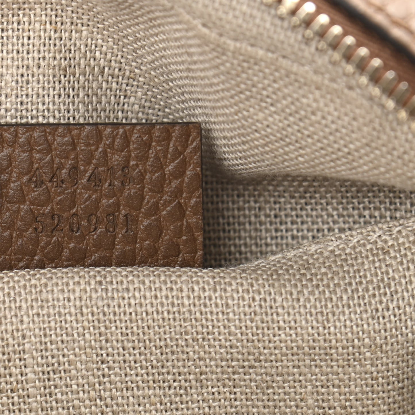 Monogram Mini Bree Messenger Bag Beige Tabacco