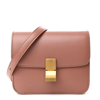 Celine Box Calfskin Teen Classic Box Flap Bag Antique Rose 1 of 13
