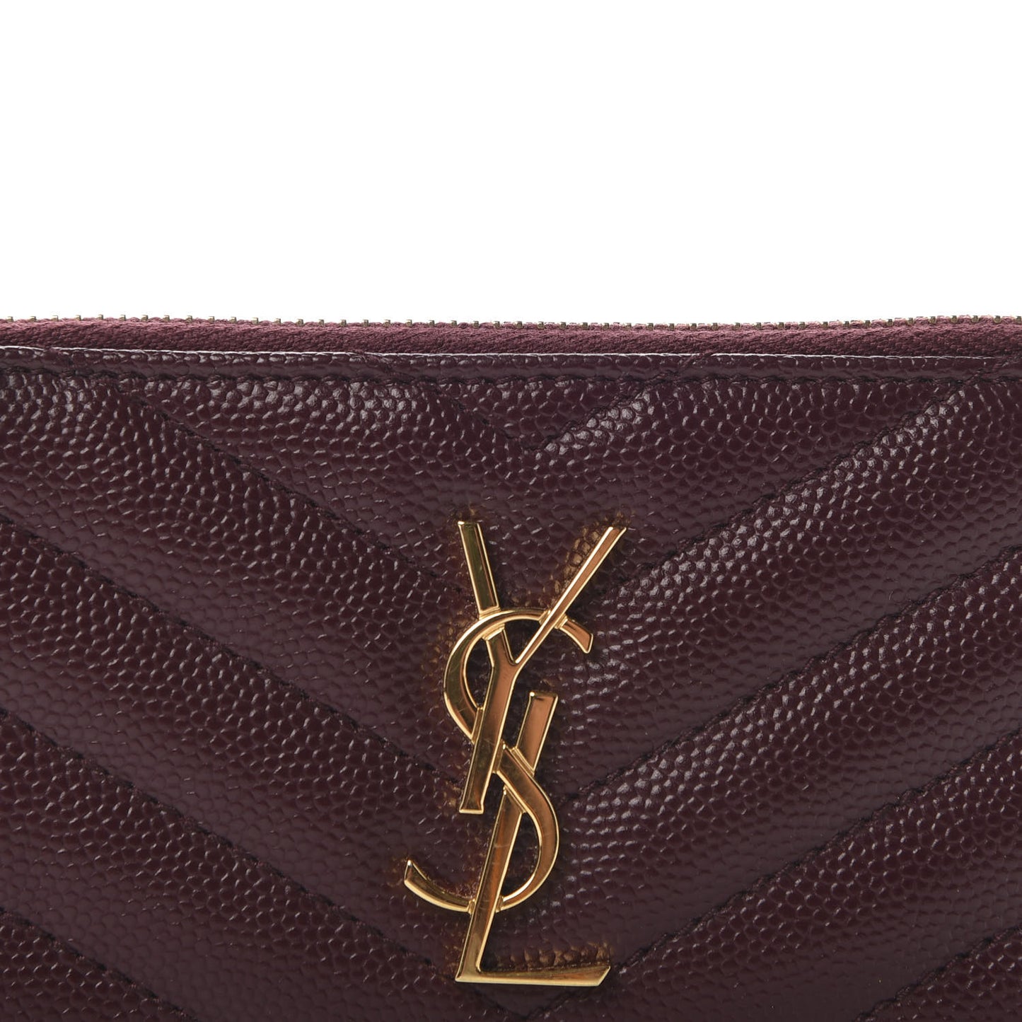 Monogram Grain de Poudre 5 Fragments Zip Pouch Card Holder Rouge Legion