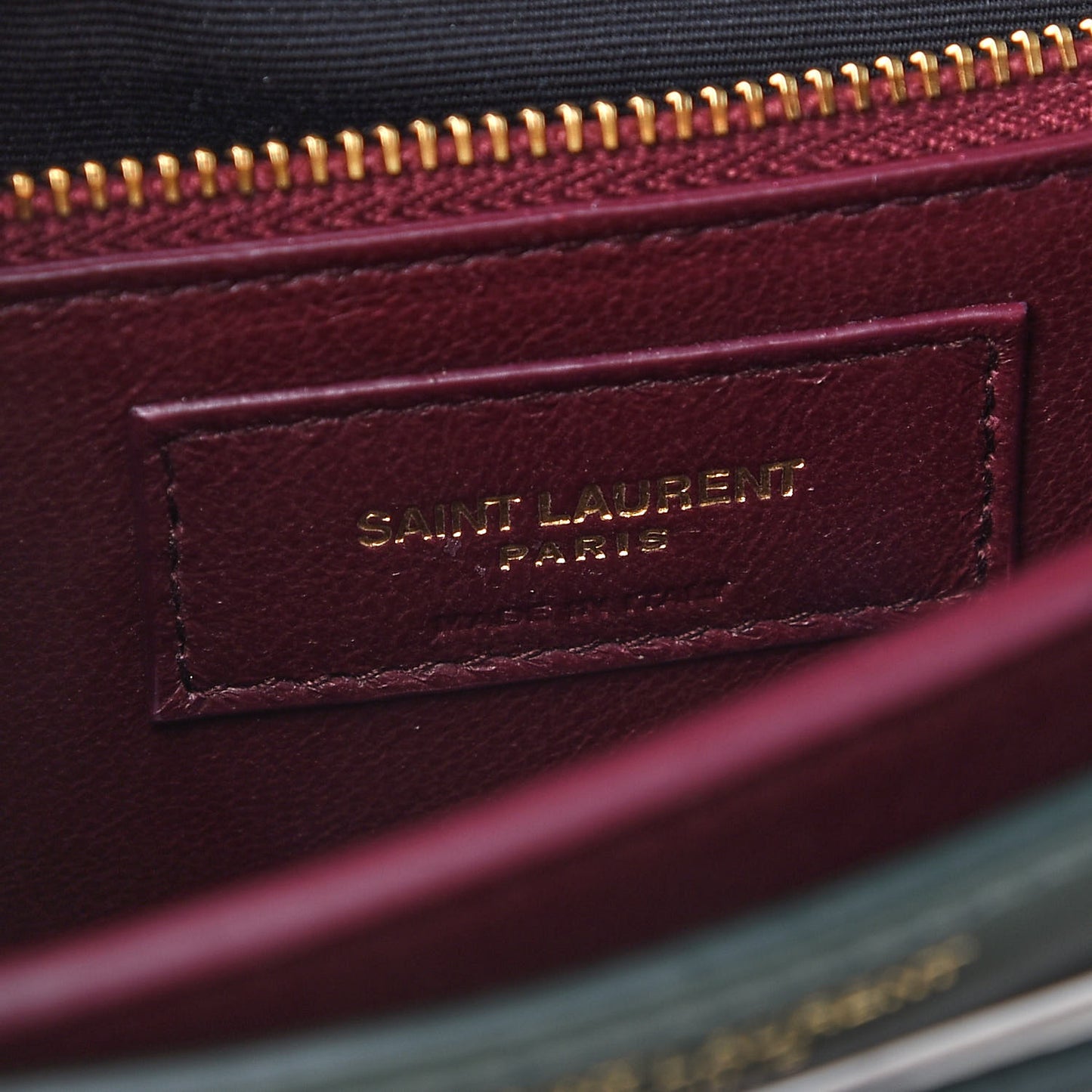 Smooth Calfskin Monogram Cassandra Clasp Bag Dark Green