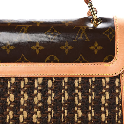 Louis Vuitton Monogram Ambre Tweedy Zip GM 15 of 19