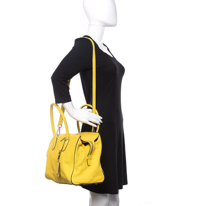 Prada Vitello Grain Tote Girasole 2 of 8