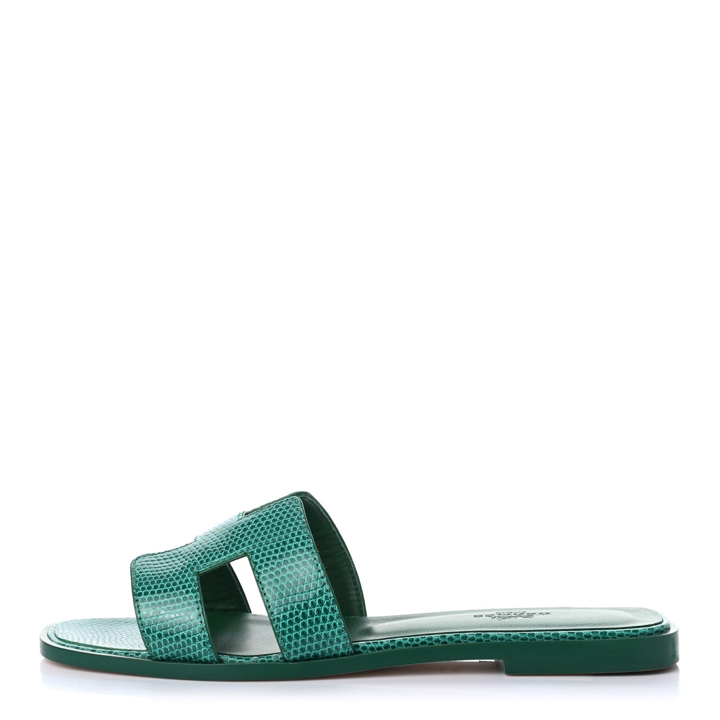 Lizard Oran Sandals 38 Vert Emeraude