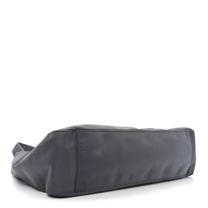 Prada Tessuto Nylon Metal Shoulder Bag Grey 4 of 9