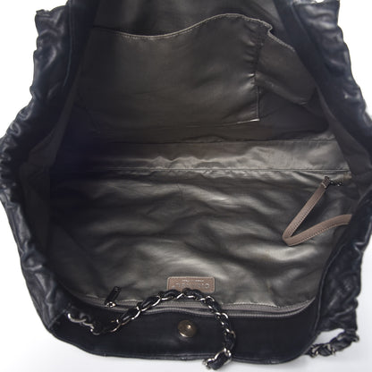 Chanel Patent Patchwork Large Brooklyn Tote Black 5 of 15