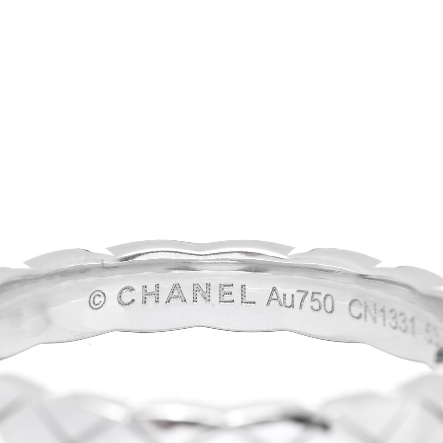 18K White Gold Mini Coco Crush Ring 53 6.5