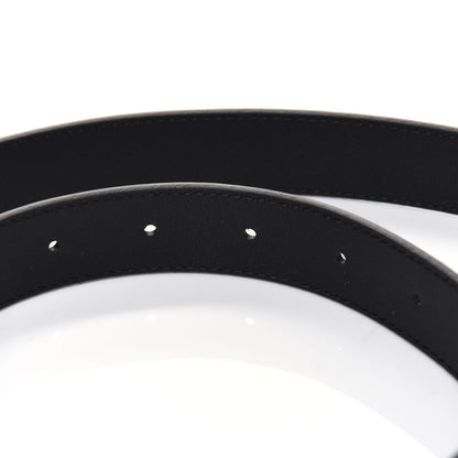 Gucci Calfskin Crystal Double G 30mm Belt 80 32 Black 6 of 6
