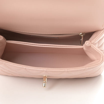 Chanel Caviar Quilted Mini Coco Handle Flap Light Pink 5 of 11