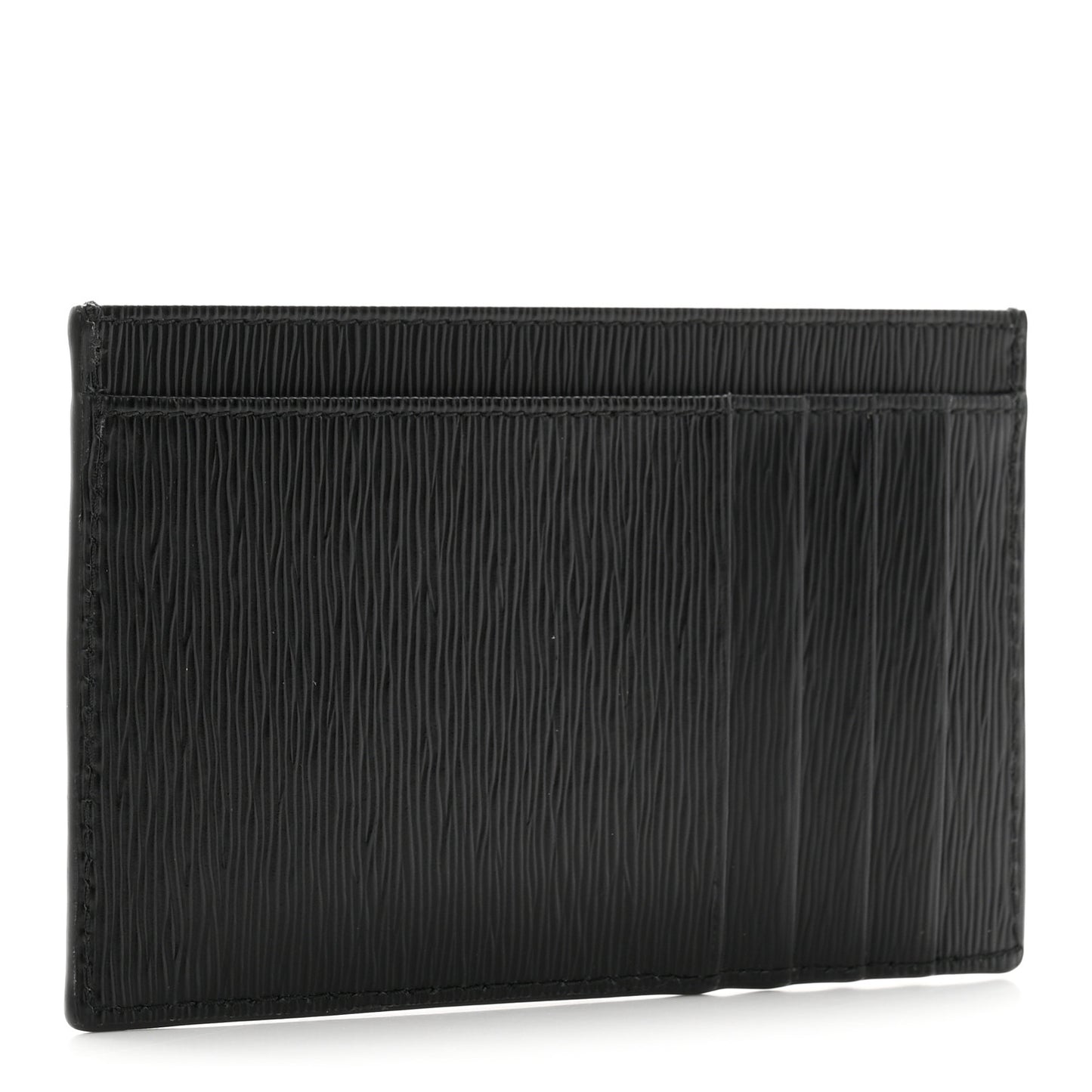 Vitello Move Triangle Logo Card Case Black