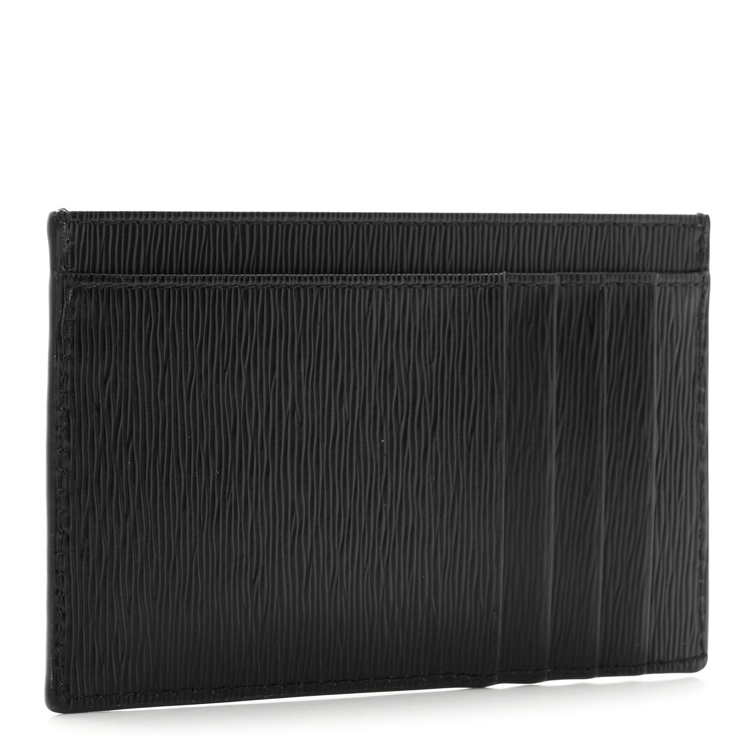 Prada Vitello Move Triangle Logo Card Case Black 3 of 8