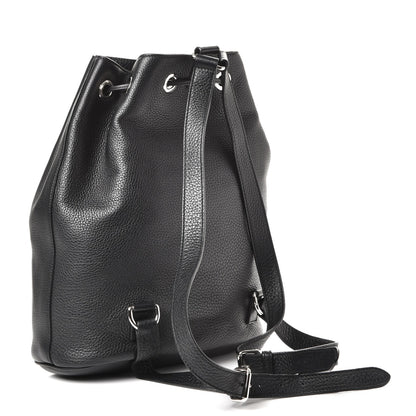 Gucci Pebbled Calfskin Small Soho Drawstring Backpack Black 3 of 7