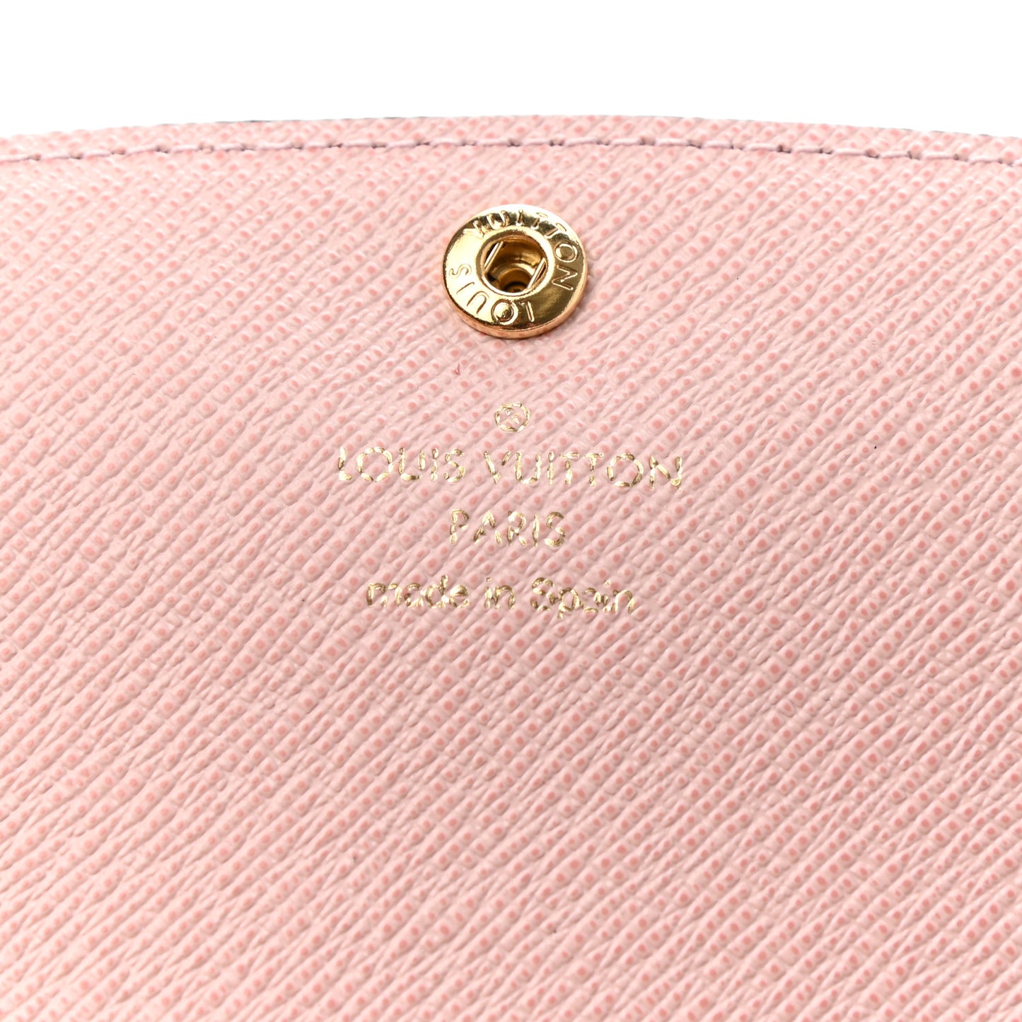 Damier Ebene Emilie Wallet Rose Ballerine