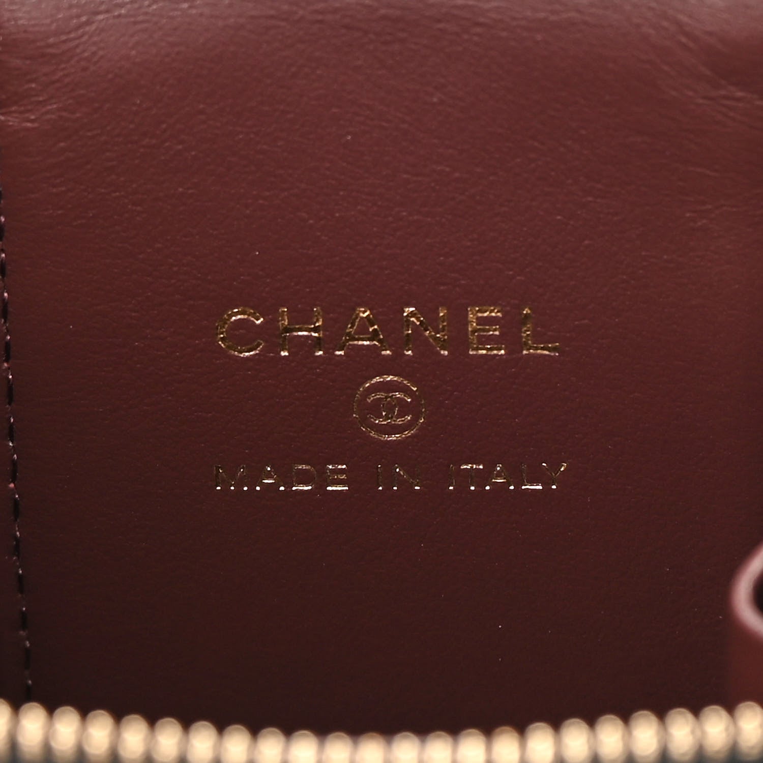 Chanel Caviar Quilted Mini Vanity Case With Chain Black 6 of 12