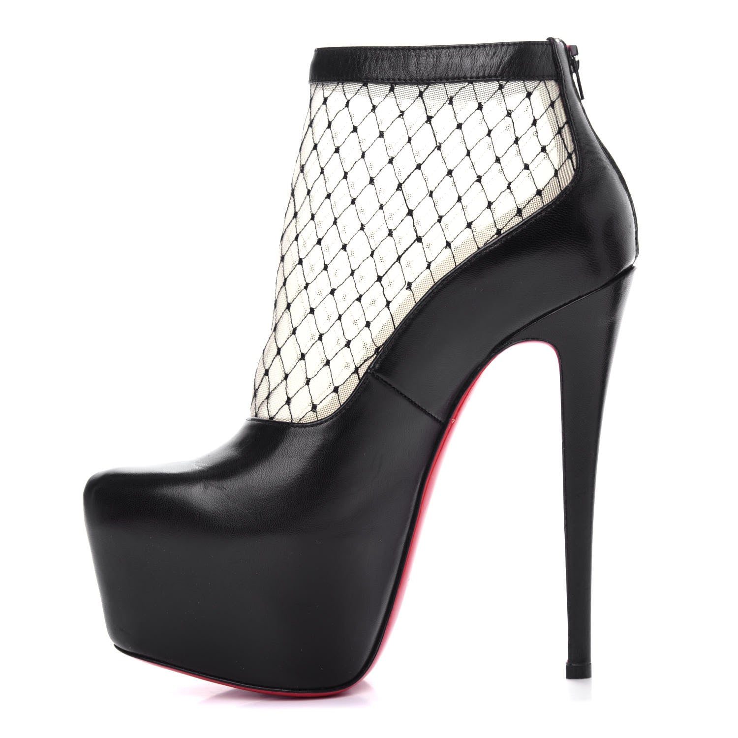 Christian Louboutin Kid Lace Resillissima 160 Booties 36.5 Black 1 of 10