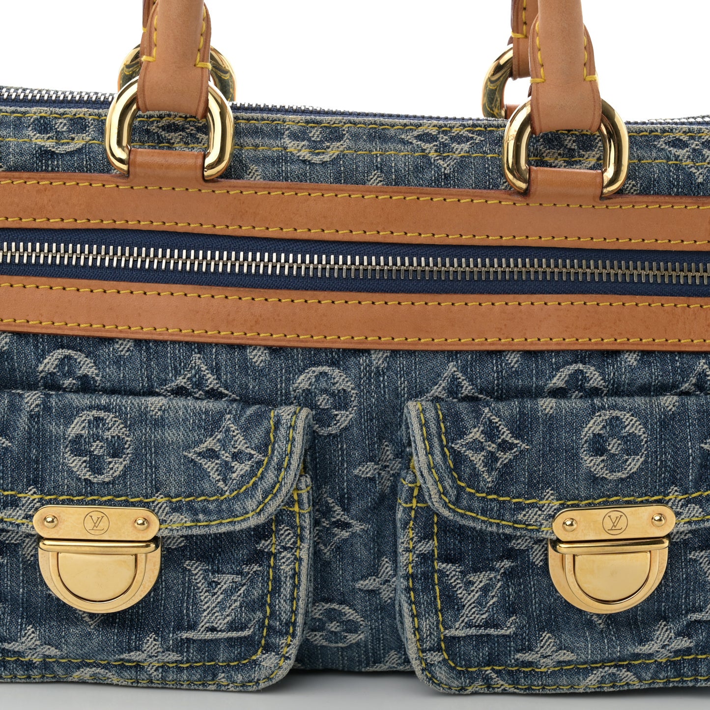 Monogram Denim Neo Speedy Blue