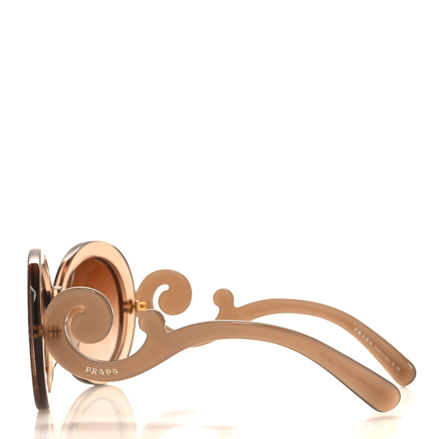 Acetate Baroque Sunglasses SPR 27N Beige