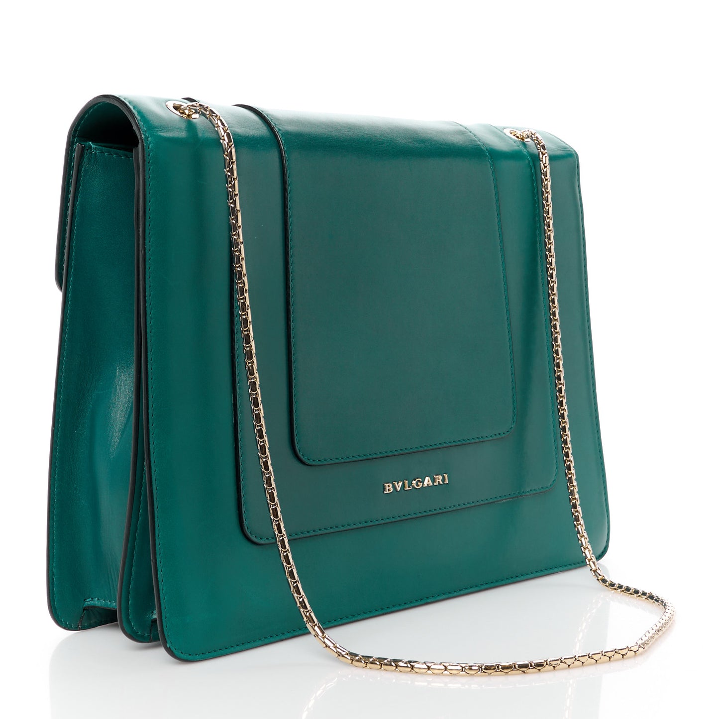 Calfskin Serpenti Forever Crossbody Emerald Green