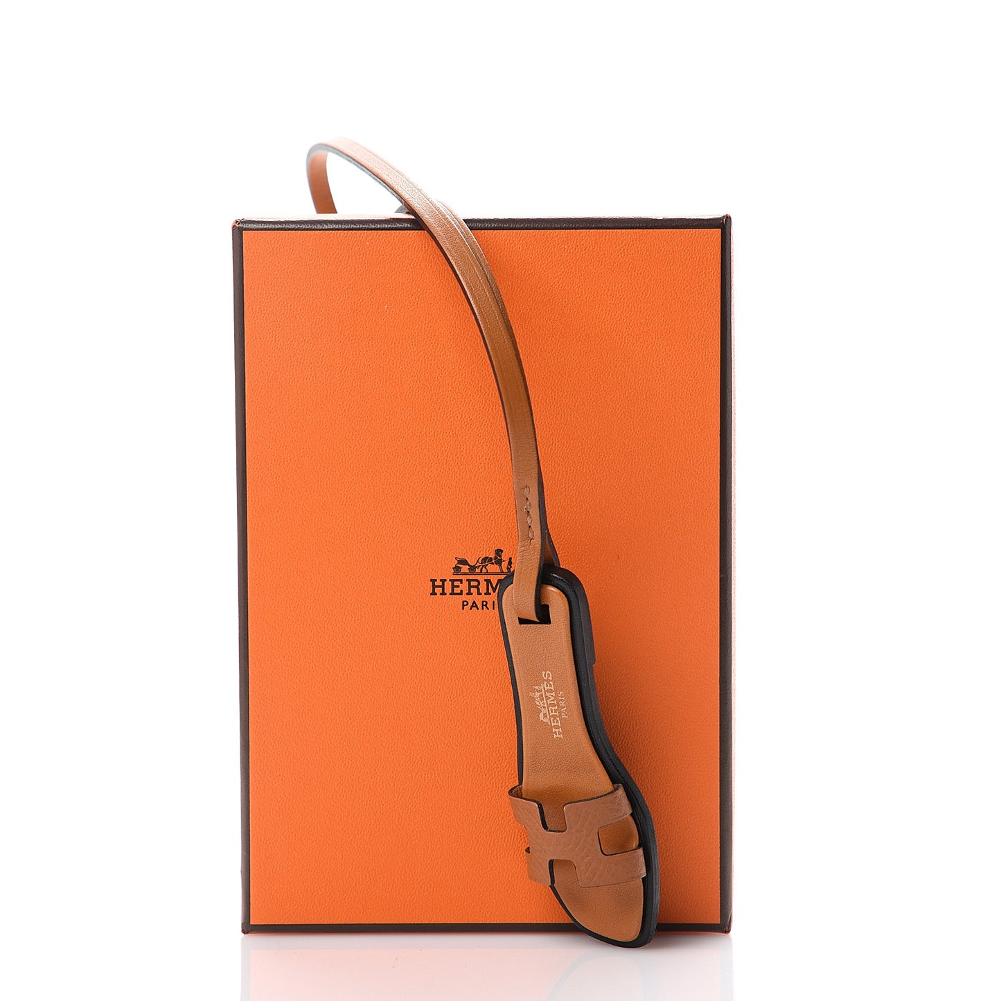 Epsom Butler Calfskin Hunter Oran Nano Bag Charm Gold