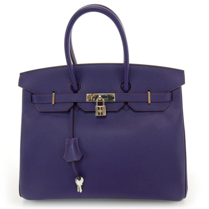 Hermes Epsom Birkin 35 Iris 1 of 9
