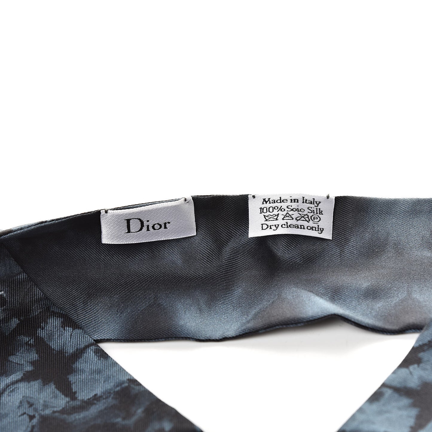 Silk KaleiDioroscopic Mitzah Scarf Blue