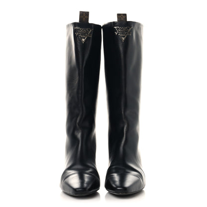 Louis Vuitton Calfskin Nightfall Boots 40 Black 2 of 6