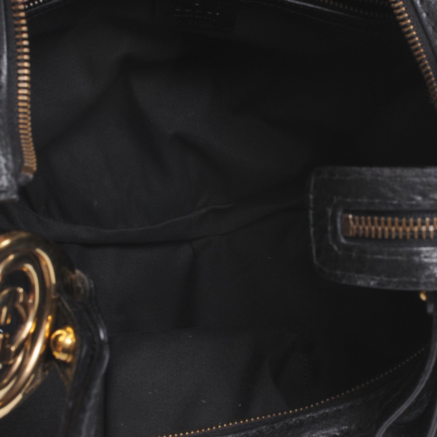 Gucci Monogram Medium Interlocking Tote Black 5 of 8