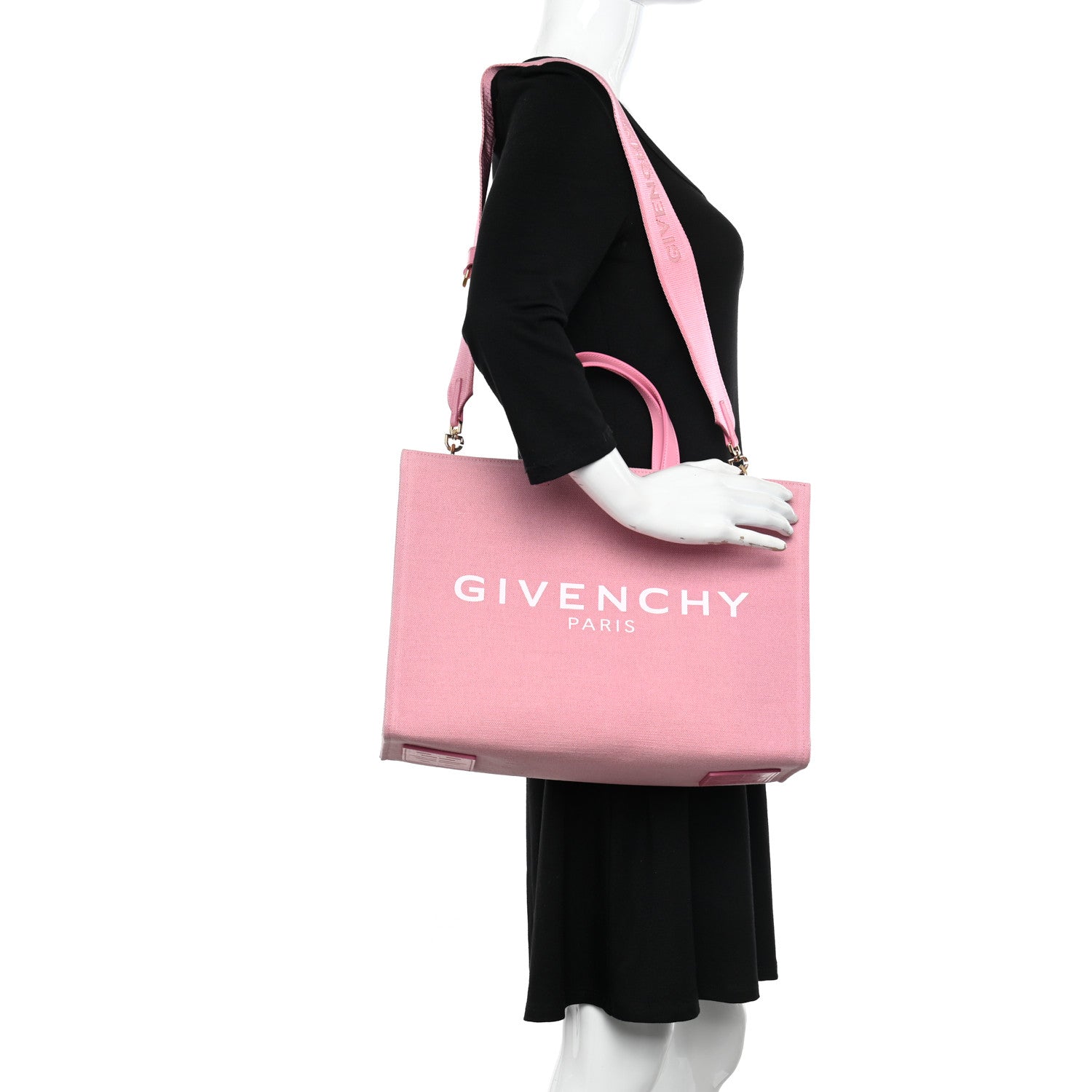 Givenchy Canvas Medium G-Tote Bright Pink 2 of 10