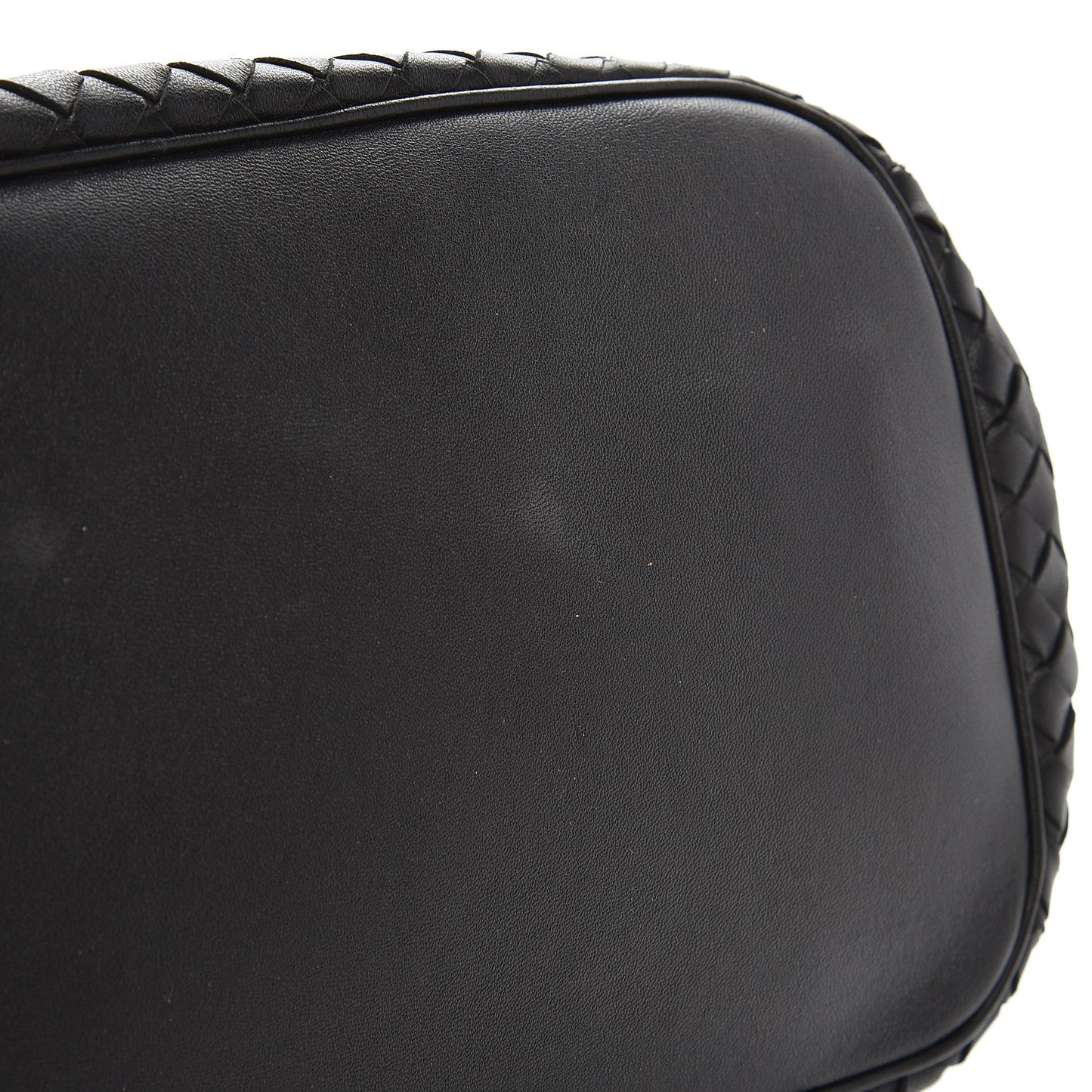 Nappa Intrecciato Bucket Bag Nero Black