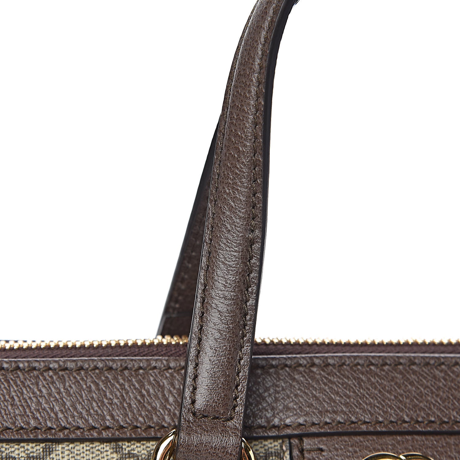 Gucci GG Supreme Monogram Web Medium Ophidia Tote Bag Brown 8 of 11