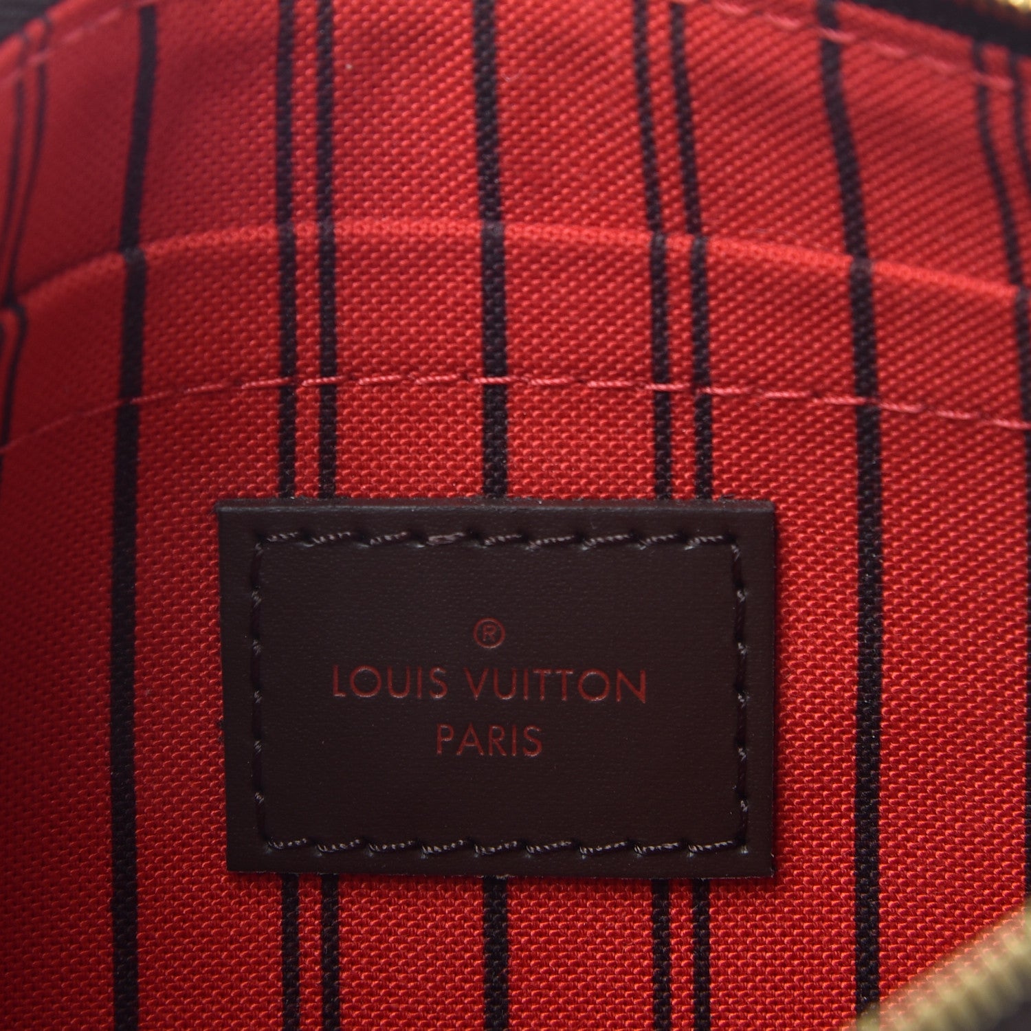 Louis Vuitton Damier Ebene Neverfull MM GM Pochette 6 of 6